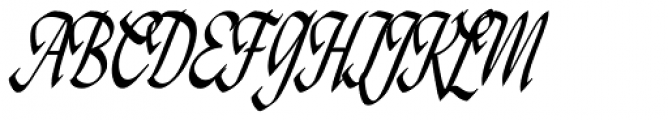 Featherpen High Font UPPERCASE