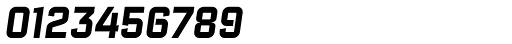 Febrotesk 4F Unicase Bold Italic Font OTHER CHARS
