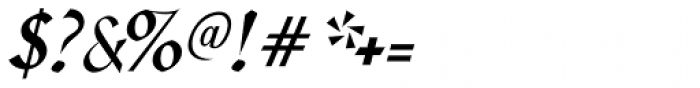 Federhozen Bold Italic Font OTHER CHARS
