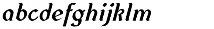Federhozen Bold Italic Font LOWERCASE