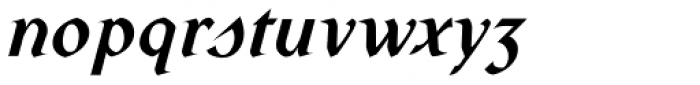 Federhozen Bold Italic Font LOWERCASE
