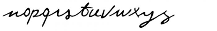Federico Handwriting Font LOWERCASE