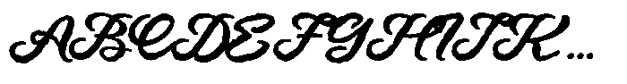 Fedley Font UPPERCASE