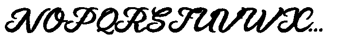 Fedley Font UPPERCASE