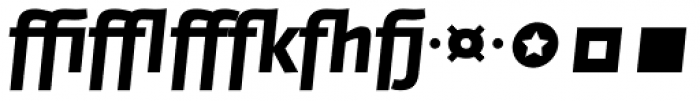 Fedra Sans Bold Italic Expert Font LOWERCASE