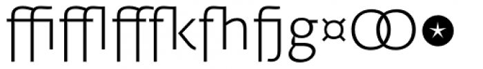 Fedra Sans Light Expert Font LOWERCASE