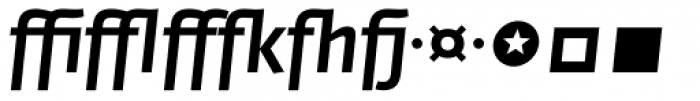 Fedra Sans Medium Italic Expert Font LOWERCASE