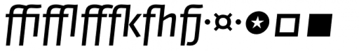 Fedra Sans Normal Italic Expert Font LOWERCASE