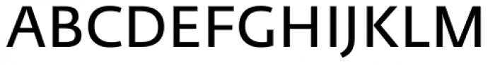 Fedra Sans Normal Font UPPERCASE