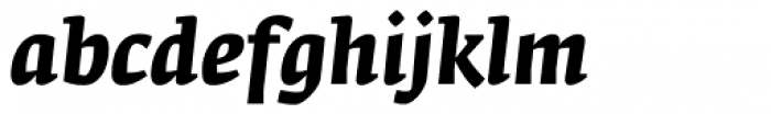 Fedra Serif A Bold Italic Font LOWERCASE