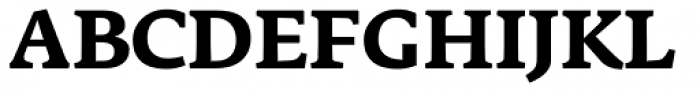 Fedra Serif A Bold Font UPPERCASE