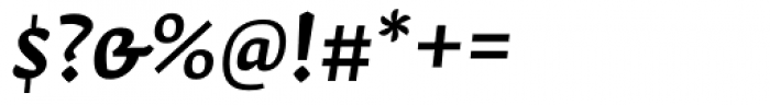 Fedra Serif A Medium Italic Font OTHER CHARS