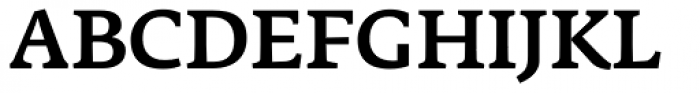 Fedra Serif A Medium SC Font UPPERCASE