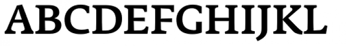 Fedra Serif A Pro Medium Font UPPERCASE