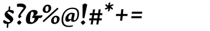 Fedra Serif B Bold Italic Font OTHER CHARS