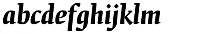 Fedra Serif B Bold Italic Font LOWERCASE