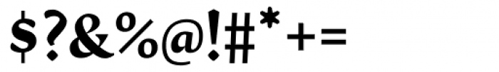 Fedra Serif B Bold TF Font OTHER CHARS