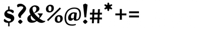 Fedra Serif B Bold Font OTHER CHARS