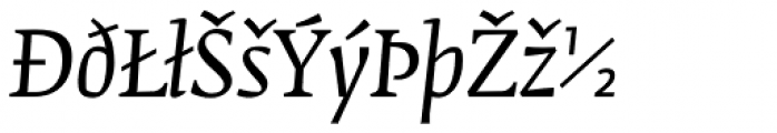 Fedra Serif B Book Italic Expert Font UPPERCASE