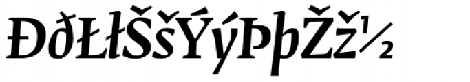 Fedra Serif B Medium Italic Expert Font UPPERCASE