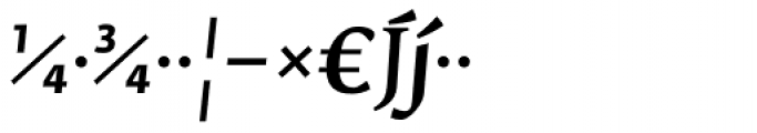 Fedra Serif B Medium Italic Expert Font UPPERCASE
