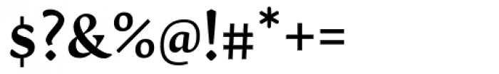 Fedra Serif B Medium Font OTHER CHARS