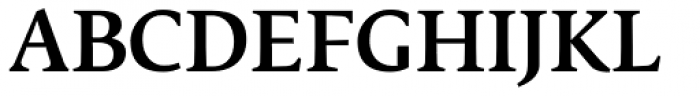 Fedra Serif B Medium Font UPPERCASE