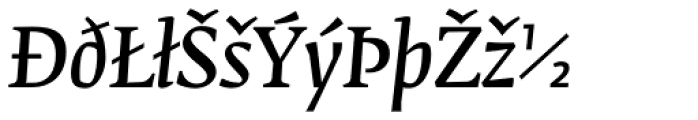 Fedra Serif B Normal Italic Expert Font UPPERCASE