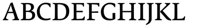 Fedra Serif B Normal Font UPPERCASE