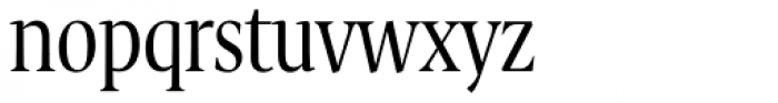 Fedra Serif Dis Pro Reg Cond Font LOWERCASE
