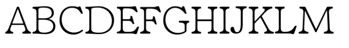 Fedro Light Font UPPERCASE
