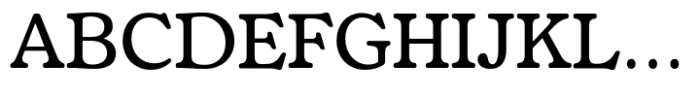 Fedro Medium Font UPPERCASE