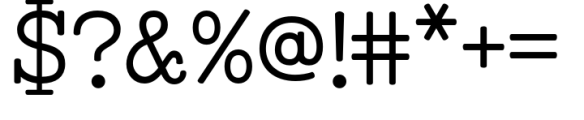 Feedbacker Typewriter Regular Font OTHER CHARS