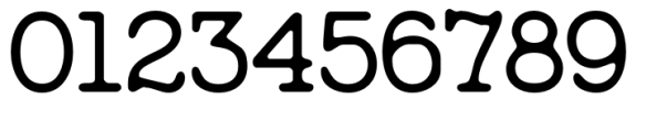 Feedbacker Typewriter Rough Regular Font OTHER CHARS