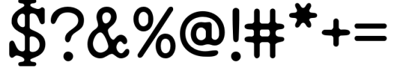 Feedbacker Typewriter Rough Regular Font OTHER CHARS