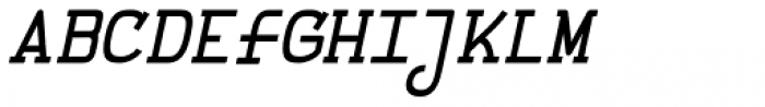 FeggoliteMono Bold Italic Font UPPERCASE