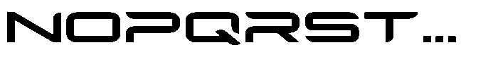 Fegoriz Expanded Font LOWERCASE