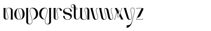 Fegrove Font LOWERCASE