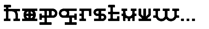 Felarium Font LOWERCASE