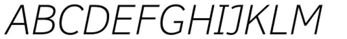Felbridge Pro Light Italic Font UPPERCASE