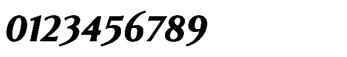 Feldora Bold Italic Font OTHER CHARS
