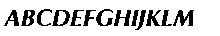 Feldora Bold Italic Font UPPERCASE
