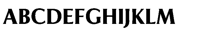 Feldora Bold Font UPPERCASE