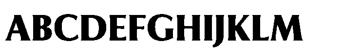 Feldora Extra Bold Font UPPERCASE