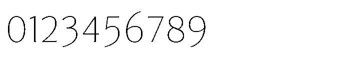 Feldora Extra Light Font OTHER CHARS