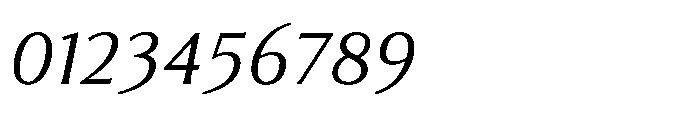 Feldora Italic Font OTHER CHARS