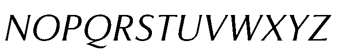 Feldora Italic Font UPPERCASE