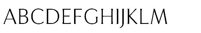 Feldora Light Font UPPERCASE