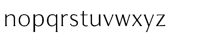 Feldora Light Font LOWERCASE
