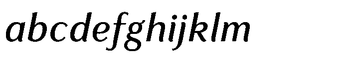 Feldora Medium Italic FONT
